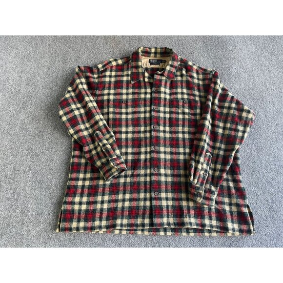 Polo Ralph Lauren Dermot Plaid Wool-Nylon Shacket Shirt XL - Picture 3 of 8